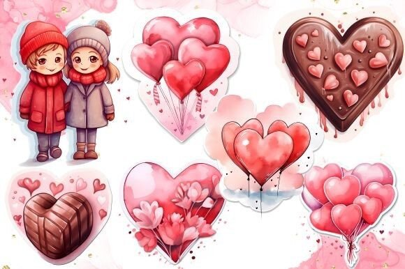 Elevate Visual Communication with Premium Valentine's Day Stickers
