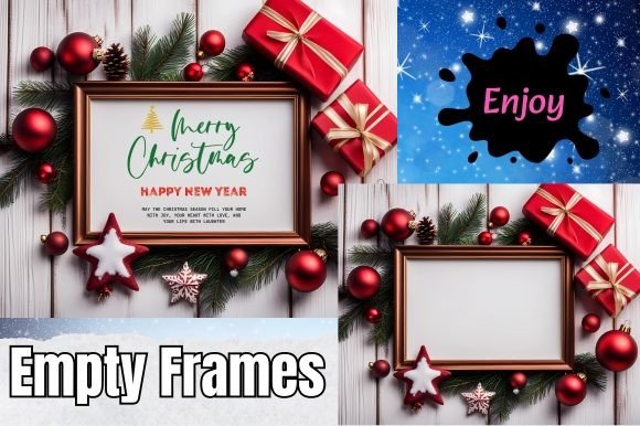 Elevate Your Holiday Designs with Christmas Frames