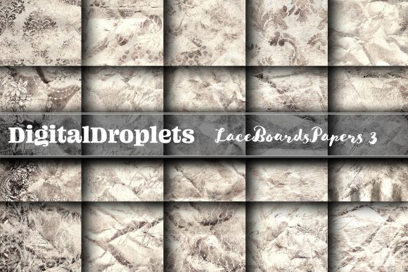 Lace Boards Parchment Vol. 3: Vintage Textures for Modern Design