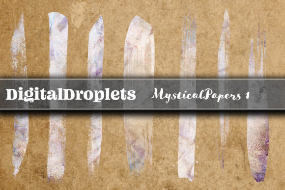 Mystical Papers Vol.1 | Brush Strokes V1: Elevate Your Design Assets