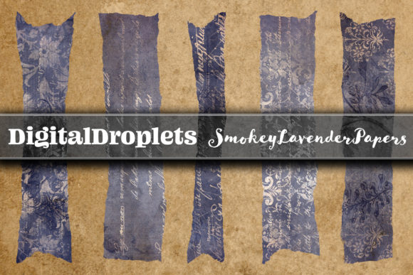 Smokey Lavender Papers: 180 Washi Tapes for Designers