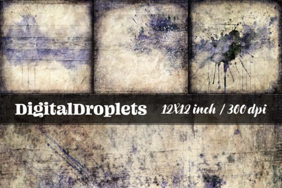 Splatterd Wildlings Scapes Vol.1: A Textured Design Resource