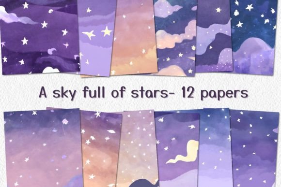 Stars Papers, Night Sky Background: A Designer's Celestial Toolkit