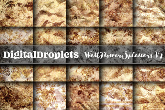 WallFlower Splatters Vol. 7: A Textured Paper Collection