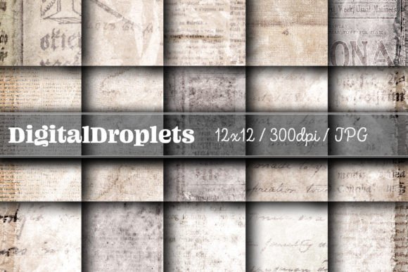 Water Damaged Papers Vol. 1: Vintage Textures for Design