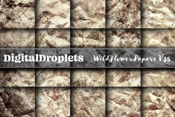 Wild Flowers Papers Vol. 35: A Designer's Textured Collection
