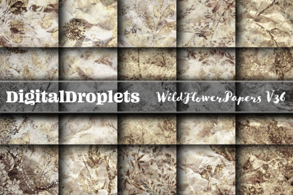 Wild Flowers Papers Vol. 36: A Designer's Texture Toolkit