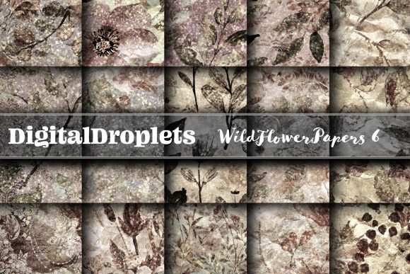 Wild Flowers Papers Vol. 6: Gothic Elegance for Modern Design